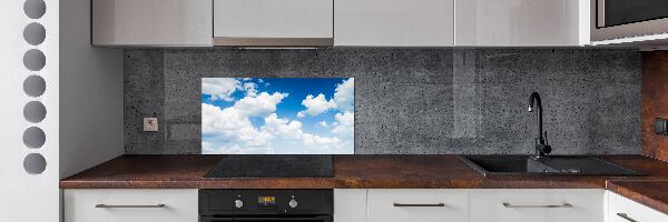 Rivestimento parete cucina con motivo Nuvole nel cielo