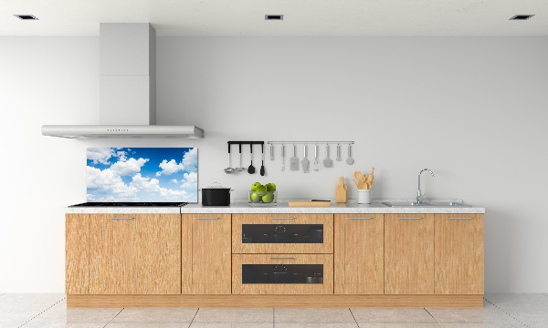 Rivestimento parete cucina con motivo Nuvole nel cielo