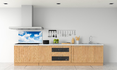 Rivestimento parete cucina con motivo Nuvole nel cielo
