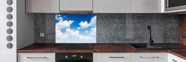 Rivestimento parete cucina con motivo Nuvole nel cielo