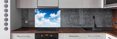Rivestimento parete cucina con motivo Nuvole nel cielo