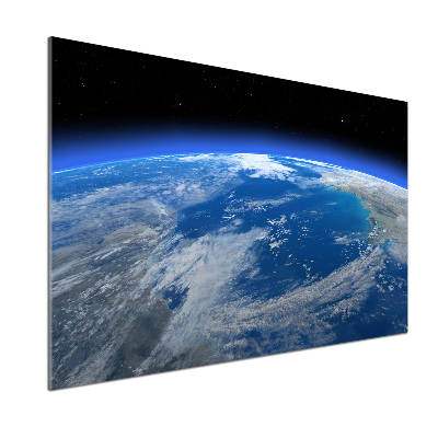 Pannello retrocucina con stampa raffigurante il pianeta Terra