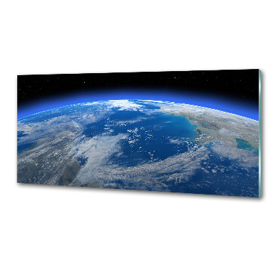 Pannello retrocucina con stampa raffigurante il pianeta Terra