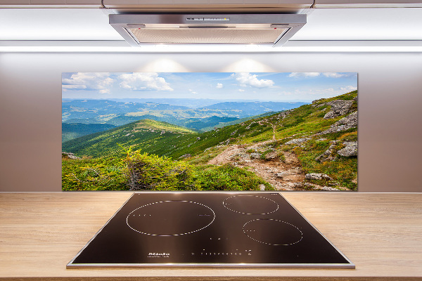 Pannello paraschizzi cucina con motivo Colline verdi