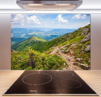 Pannello paraschizzi cucina con motivo Colline verdi