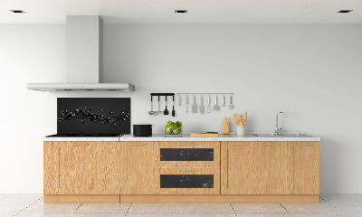 Rivestimento parete cucina con motivo a astrazione 3D
