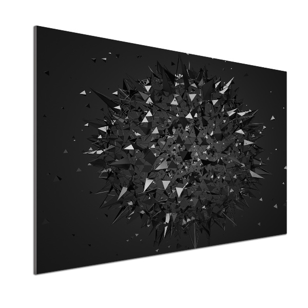 Pannello retrocucina con motivo ad astrazione 3D