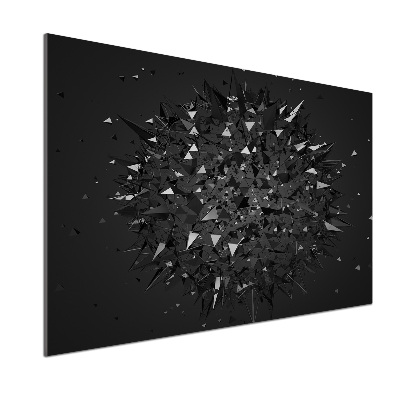 Pannello retrocucina con motivo ad astrazione 3D