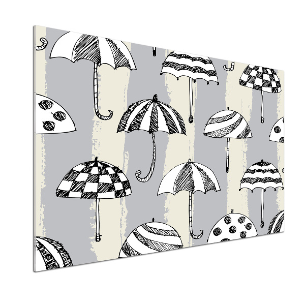 Pannello paraschizzi cucina con motivo Ombrelli