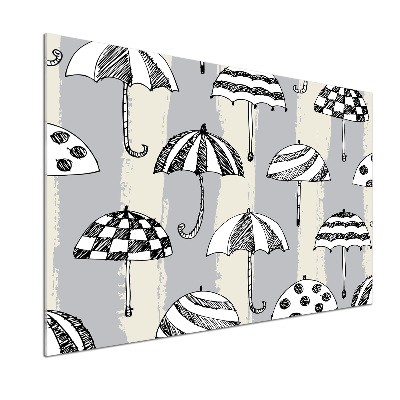 Pannello paraschizzi cucina con motivo Ombrelli