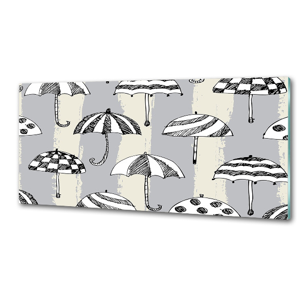 Pannello paraschizzi cucina con motivo Ombrelli