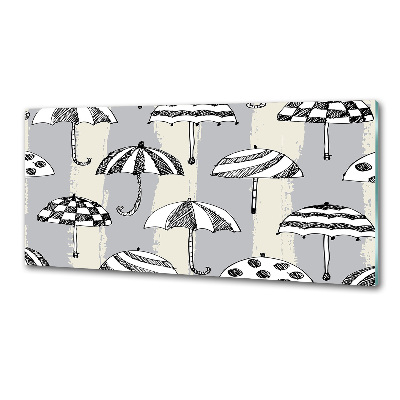 Pannello paraschizzi cucina con motivo Ombrelli