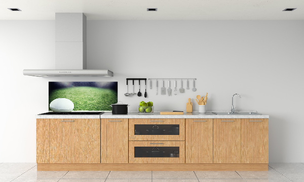 Pannello retrocucina con motivo a palla da rugby