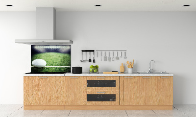 Pannello retrocucina con motivo a palla da rugby