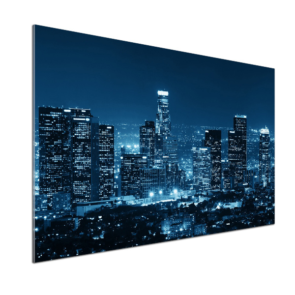 Pannello retrocucina con stampa raffigurante Los Angeles di notte