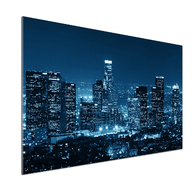 Pannello retrocucina con stampa raffigurante Los Angeles di notte