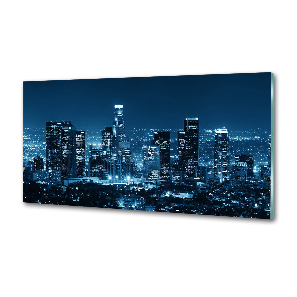 Pannello retrocucina con stampa raffigurante Los Angeles di notte