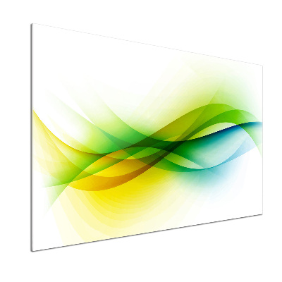 Pannello retrocucina con motivo a onde astratte