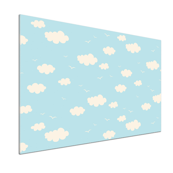 Rivestimento parete cucina con motivo Nuvole