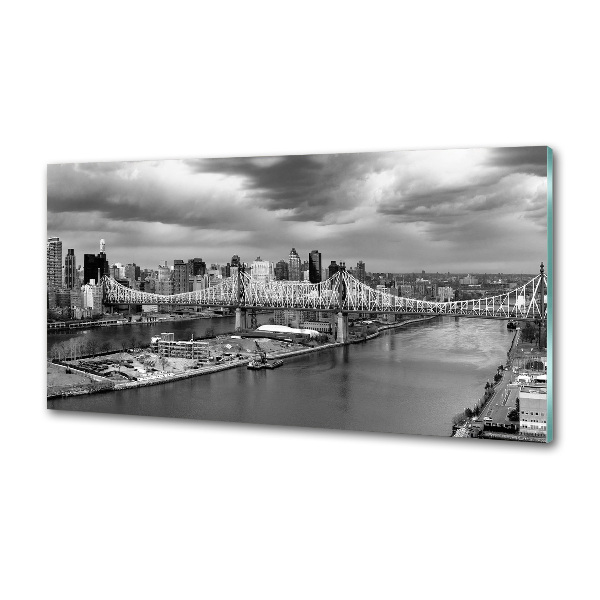 Pannello paraschizzi cucina in stile New York