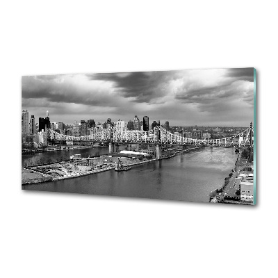 Pannello paraschizzi cucina in stile New York