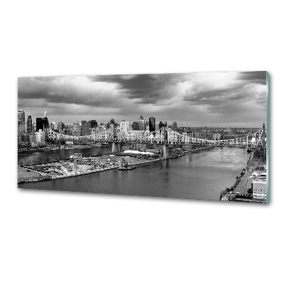 Pannello paraschizzi cucina in stile New York