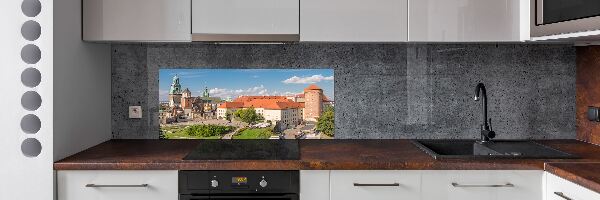 Rivestimento parete cucina con motivo ispirato a Cracovia, Polonia