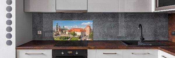 Rivestimento parete cucina con motivo ispirato a Cracovia, Polonia