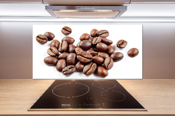Pannello retrocucina con motivo di chicchi di caffè