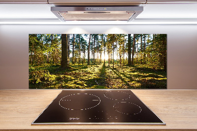 Pannello retrocucina con decorazione Pineta