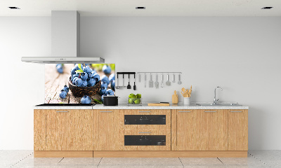 Pannello paraschizzi cucina con motivo ai frutti di bosco