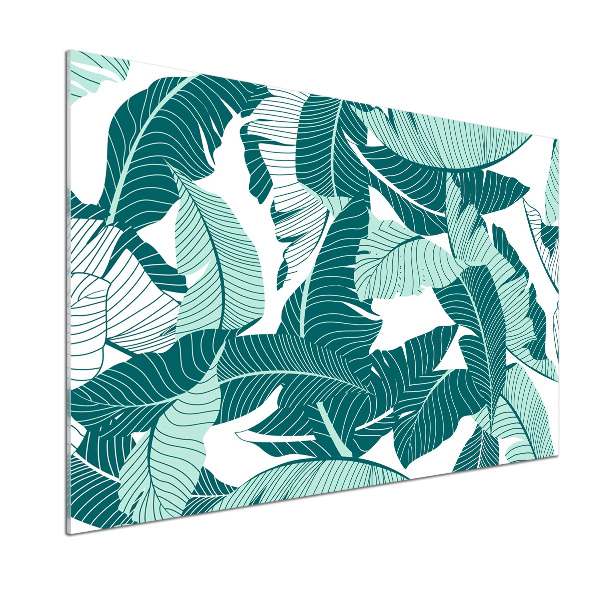 Rivestimento parete cucina con motivo a palme