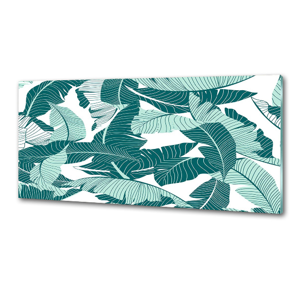 Rivestimento parete cucina con motivo a palme