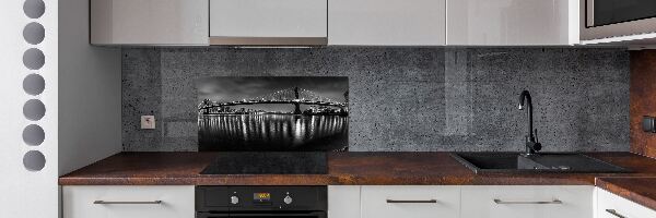 Rivestimento parete cucina con motivo Manhattan di notte