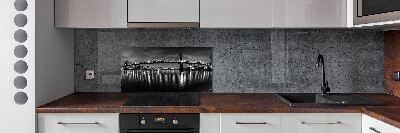 Rivestimento parete cucina con motivo Manhattan di notte