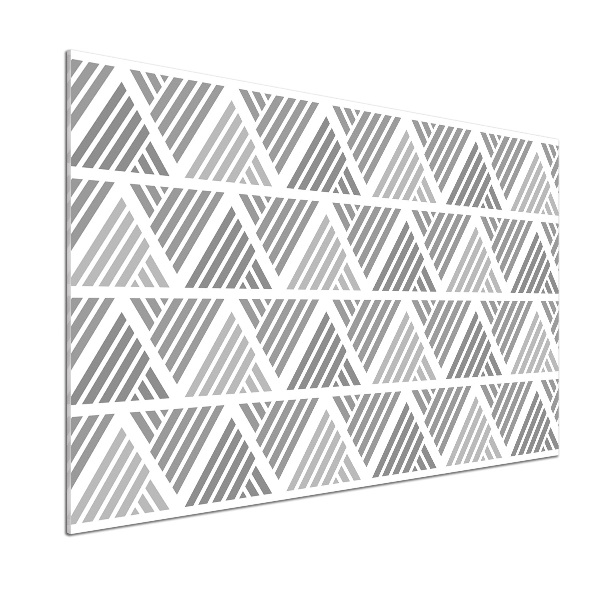 Rivestimento parete cucina con motivo geometrico