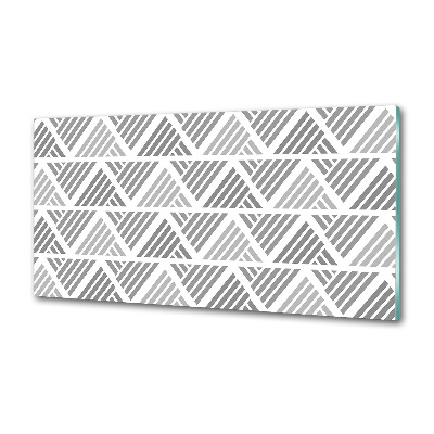 Rivestimento parete cucina con motivo geometrico