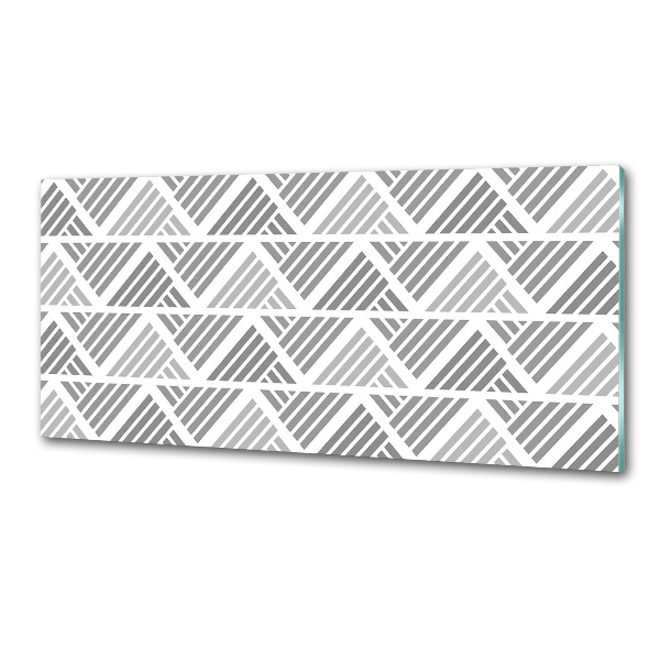 Rivestimento parete cucina con motivo geometrico