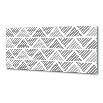 Rivestimento parete cucina con motivo geometrico