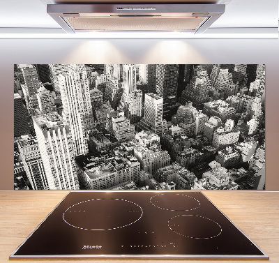 Pannello paraschizzi cucina con stampa della veduta aerea di New York