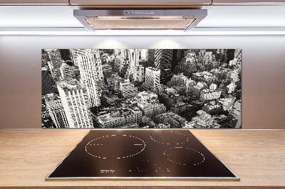 Pannello paraschizzi cucina con stampa della veduta aerea di New York