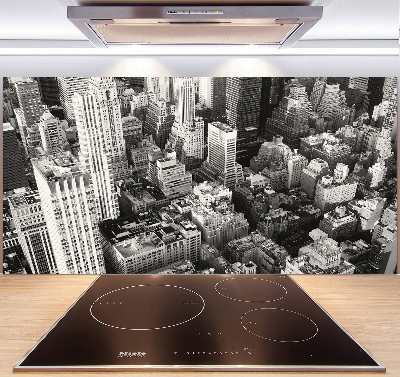 Pannello paraschizzi cucina con stampa della veduta aerea di New York