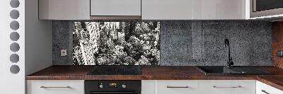 Pannello paraschizzi cucina con stampa della veduta aerea di New York