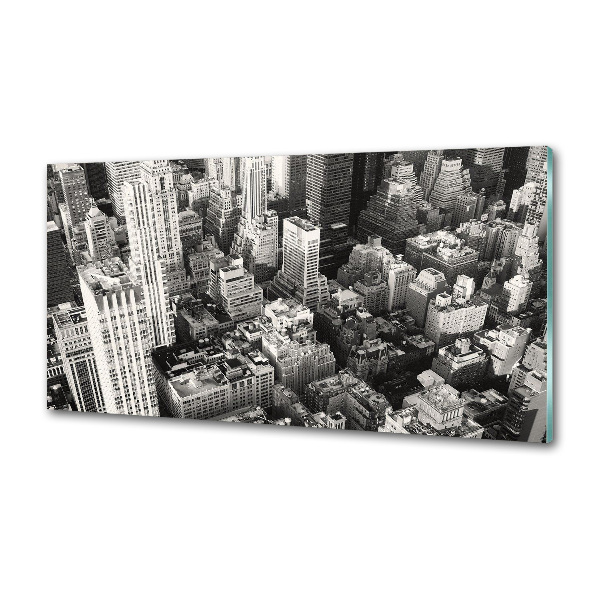 Pannello paraschizzi cucina con stampa della veduta aerea di New York