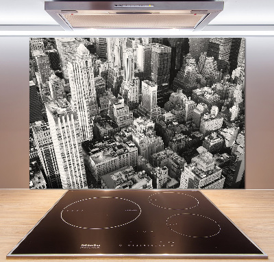 Pannello paraschizzi cucina con stampa della veduta aerea di New York
