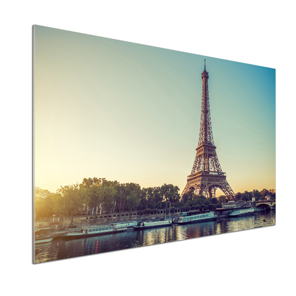 Pannello retrocucina con stampa della Torre Eiffel di Parigi