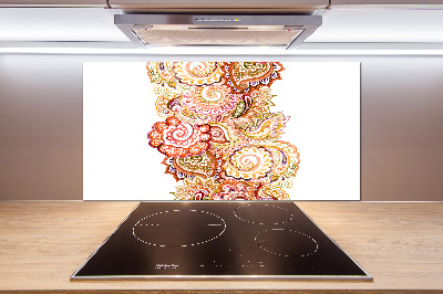 Pannello retrocucina con ornamenti decorativi