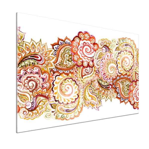 Pannello retrocucina con ornamenti decorativi