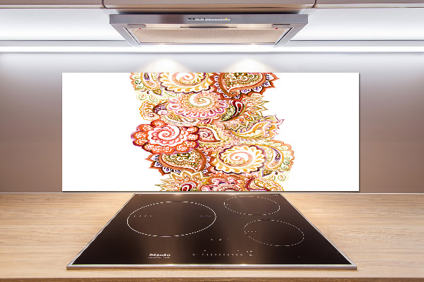 Pannello retrocucina con ornamenti decorativi