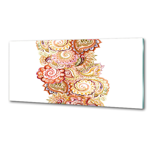 Pannello retrocucina con ornamenti decorativi